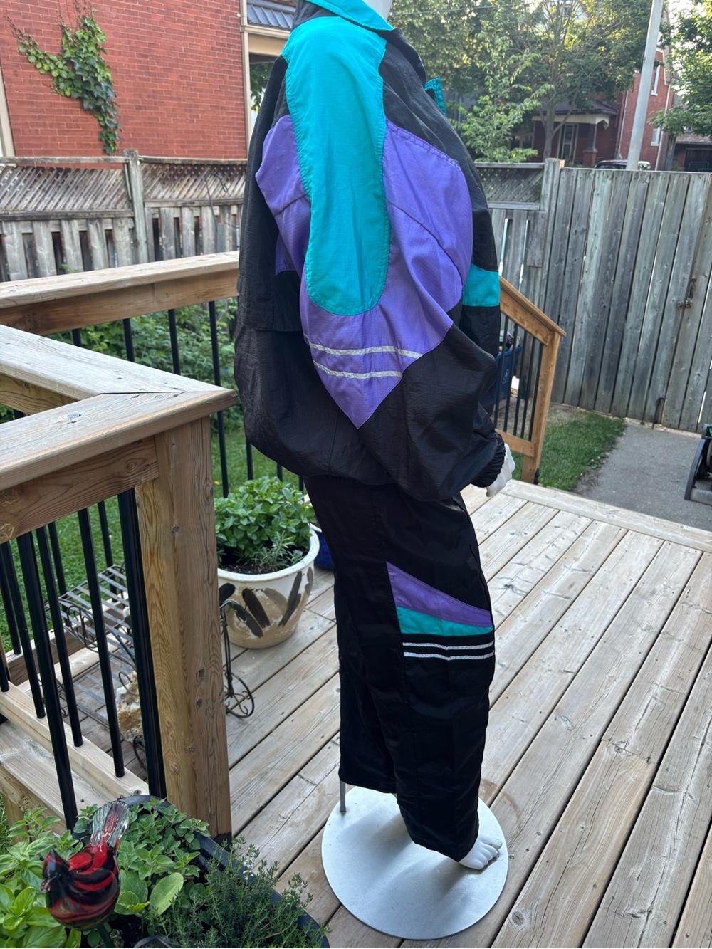 🌟 Vintage 90s ASICS Windbreaker Track Suit – New With Tag – Size Large 🌟 - Picture 4 of 15